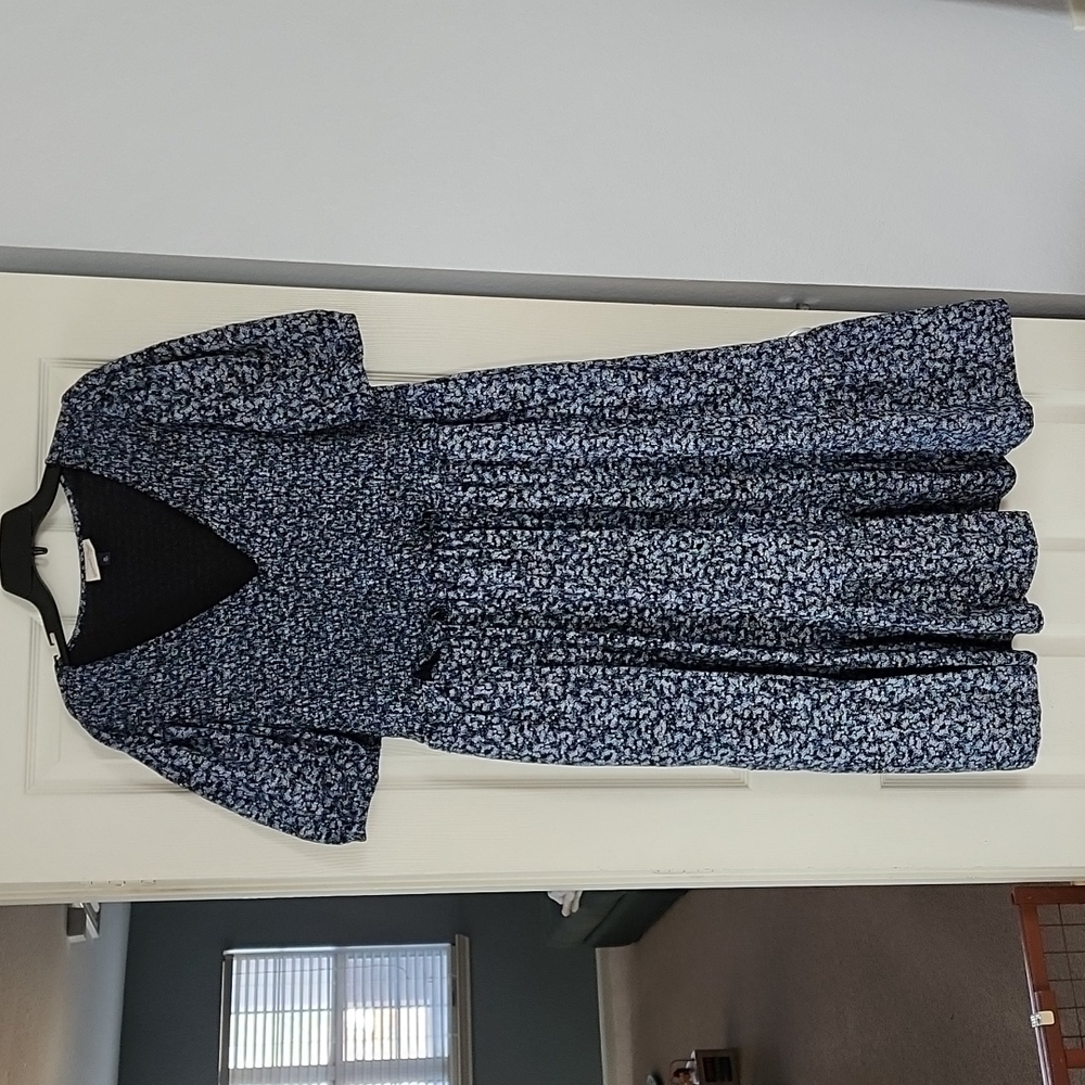 Universal Thread Blue Floral Maxi Dress